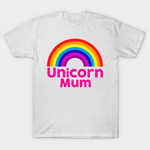 Unicorn Mum T-Shirt by hsf